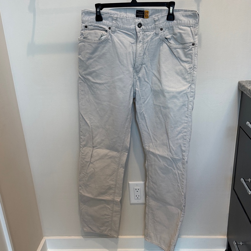 J. Crew Light Gray Straight Jeans for Men